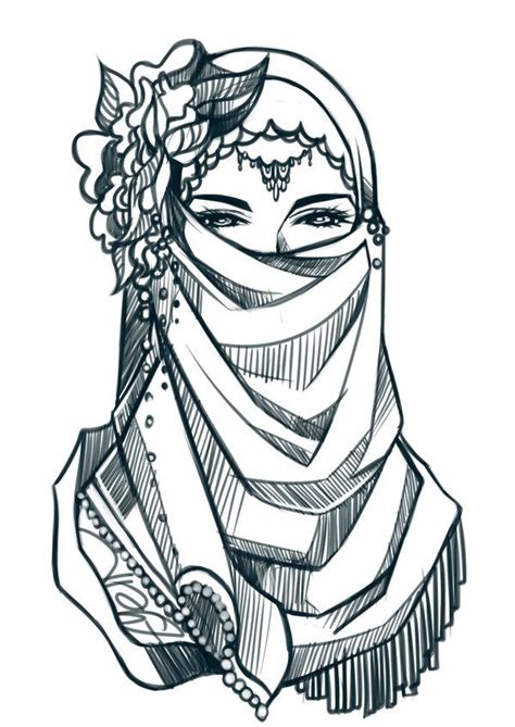 1000 Images About Hijab Drawing On Pinterest Hijab Anime Anime Muslim
