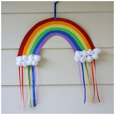 Recycled Craft Rainbow Mobile · Kix Cereal