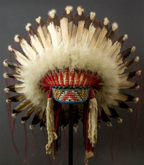 Sioux Warrior's Headdress | Native american artwork, Native american