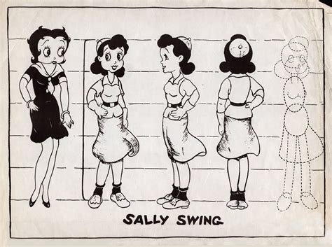 Sally Swing Character 1930s Cartoons Vintage Cartoon Cartoon Styles