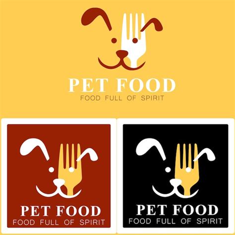 Premium Vector Pet Food Logo