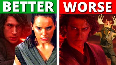 The Star Wars Sequels Are Better Than The Prequels Youtube