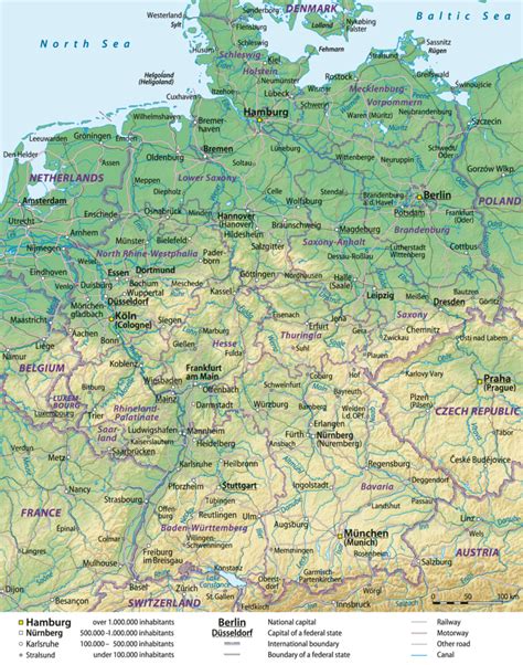 The official name of the country is federal republic of germany (bundesrepublik deutschland). Niemcy Mapa , Mapy Niemiec | Travelin