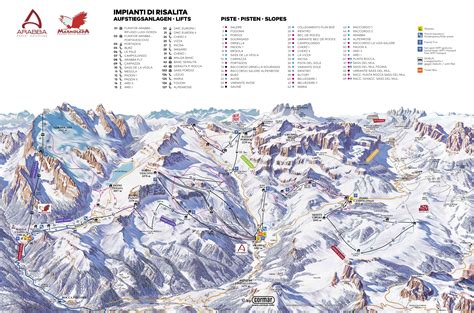Arabba Ski Resort Piste Maps
