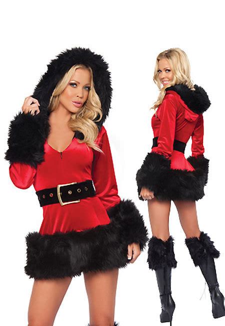 Sexy Santa Black Fur