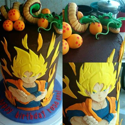 The cake of dragon ball 'was published in the journal''torte spettacolari''. Dragon ball z cake | Ingestibles | Pinterest | Shirts, Cakes and Dragon