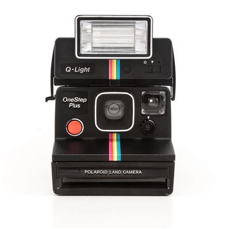 Polaroid Onestep Plus Land Camera With Polaroid Qlight 2351 Flash
