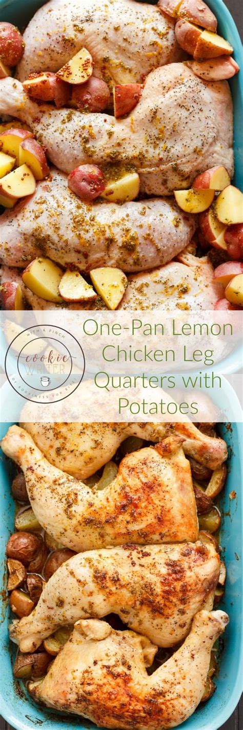 Italian roasted chicken leg quarters the blond cook. One-Pan Lemon Chicken Leg Quarters with Creamer Potatoes ...