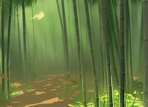 Prompthunt Deep In A Misty Japanese Bamboo Forest Small Dirt Path