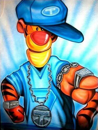 Gangster tigger | Mickey mouse cartoon, Tigger, Disney paintings