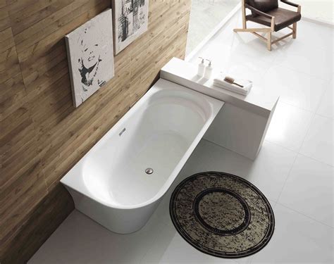 This Contemporary Double Threshold Alcove Type Bathtub Is Designed For