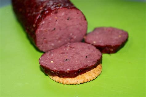 Made sausage that is a little like commercial smoked sausage or the kind of sausage folks buy from. Man That Stuff Is Good!: Homemade Venison Summer Sausage