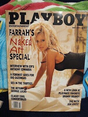 Playboy July Cover Farrah Fawcett Pmom Daphnee Lynn