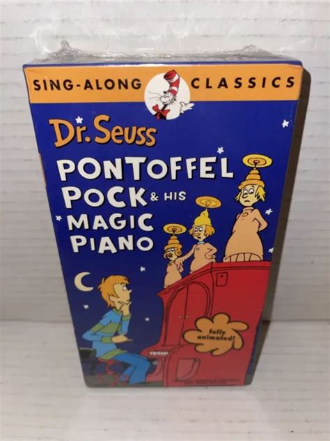 Dr Seuss Vhs Brand New Sealed Pontoffel Pock His Magic Piano