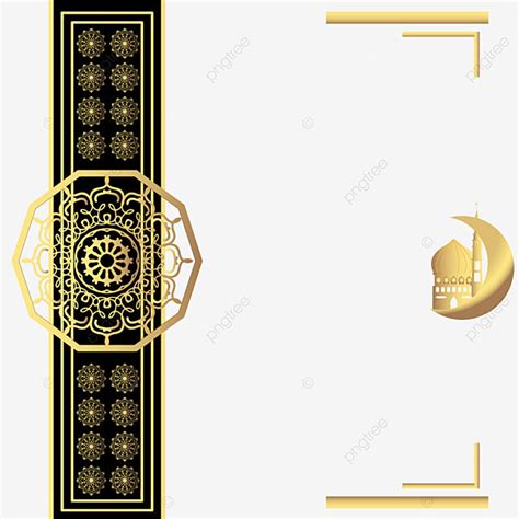 Eid Mubarak Clipart Vector Eid Mubarak Islamic Style Border Elegant