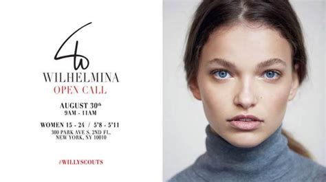 Wilhelmina Models Open Casting Call For New Talent Casting Worldwide