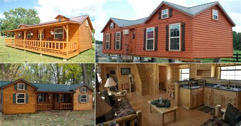 7 Beautiful Modular Log Cabins From Amish Cabin Company Tiny Houses