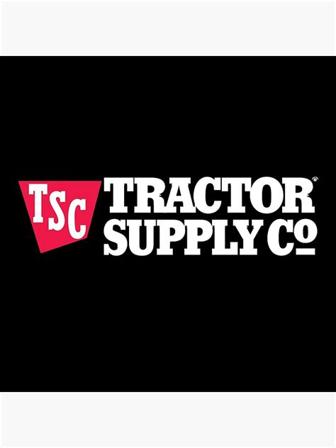 Tractor Supply Company Logo Poster For Sale By Syphilomania Redbubble