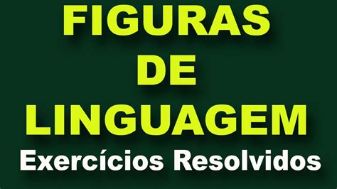 Figuras De Linguagem Exercícios Pdf