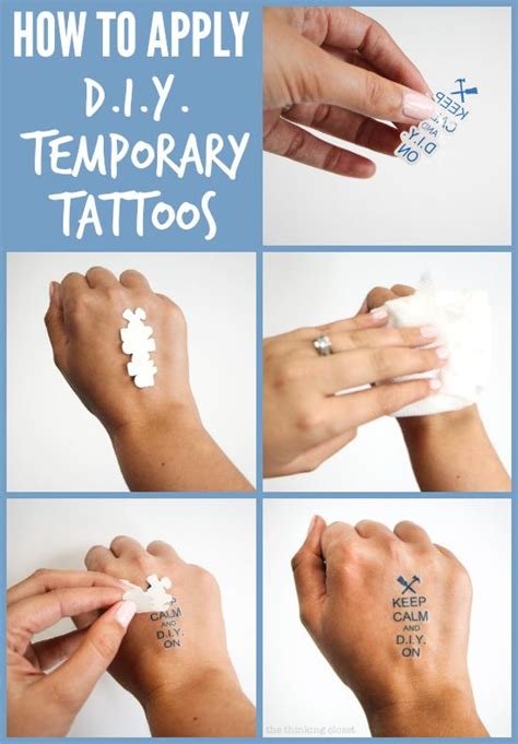 Not Only Are Diy Temporary Tattoos Easy To Diy But Theyre A Cinch To
