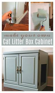 Hide that ugly cat litter box with this diy kitty litter enclosure! Old Cabinet to Cat Litter Box Furniture - WOW! DIY Litter ...