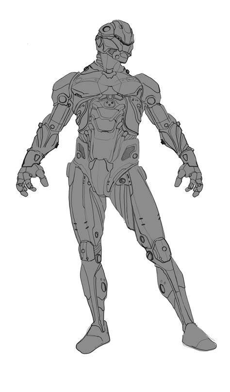 Cgtalk Steel Man Mihail Vasilev 3d Zbrush Character Cyborgs Art