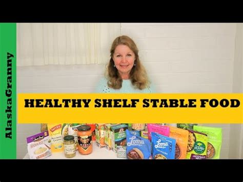 Healthy Shelf Stable Food Storage Stockpile Prepper Pantry Prepping