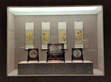 国家级非物质文化遗产——东台发绣在张家港博物馆展出 东台市博物馆