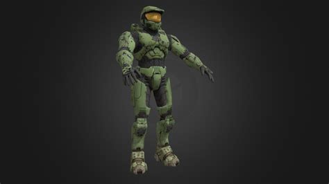 Master Chief Halo 2 Anniversary Download Free 3d Model By
