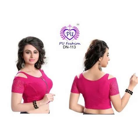 Designer Pink Cotton Blouse Size Free Size At Rs 170piece In Surat Id 22796062997