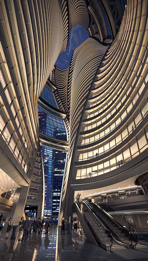 Leeza Soho On Behance Futuristic Architecture Zaha Hadid Architects