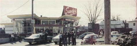 The place is clean and with a great atmosphere. Sandy's Dubuque Iowa Hamburgers Drive-In Sandys 1960s ...
