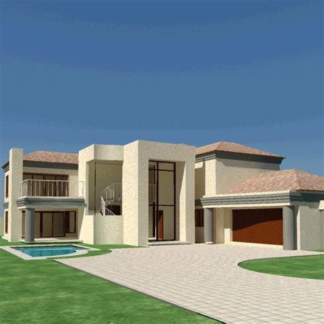 Modern four bedroom house plans tensive space and many more. House-plan-South-Africa-4-bedroom-house-plan-Nethouseplans ...