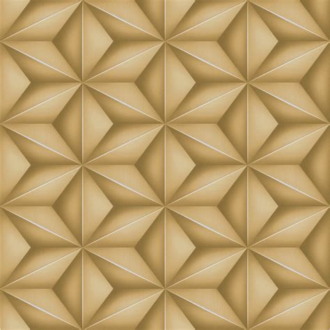 Are you searching for 3d wallpaper png images or vector? Modern Gold Brown 3D Geometric Patterned Wallpaper - A2 ...