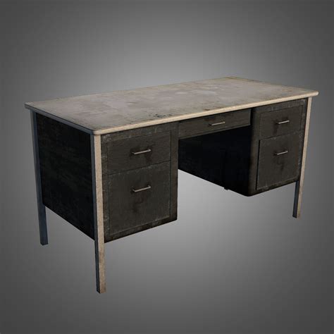 This is no more maintained. 3D asset Old Office Desk | CGTrader