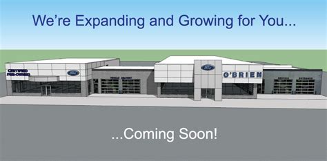 New Store Coming Soon Obrien Ford