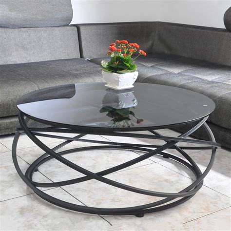 Toughened Glass Tea Table The Creative Circle Wrought Iron Table In