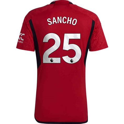 202324 Kids Nike Jadon Sancho Manchester United Home Jersey Soccerpro