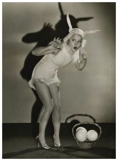 Pin Up Bunny Looking Glam For Easter