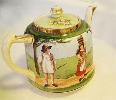 Genuine Salopian Pottery English Teapot Staffordshire Benthall Pottery