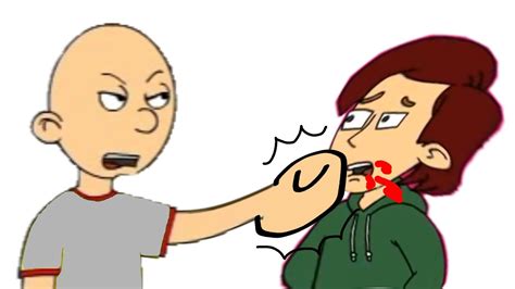 Classic Caillou Punches His Dadgrounded Youtube