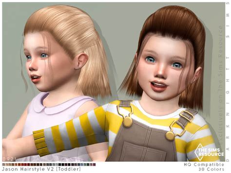 Sims 4 Jason Hairstyle V2 Toddler The Sims Book