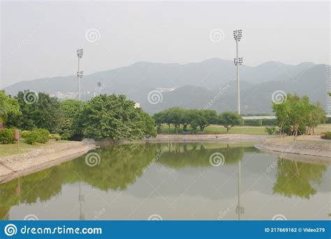 A Pond At The Penfold Park Hk 15 Oct 2005 Stock Photo Image Of
