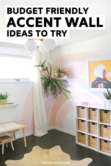 Budget Friendly Diy Accent Wall Ideas Diy Accent Wall Striped Accent
