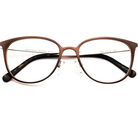 michael kors eyeglasses mk 3017 lil 1188 brown rose gold frame 51[]18 140 ebay