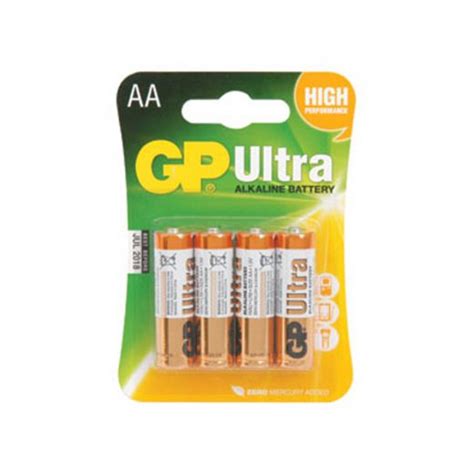 Gp Ultra Alkaline Batteries Pp3 9v Packed 1blister Tradeworks