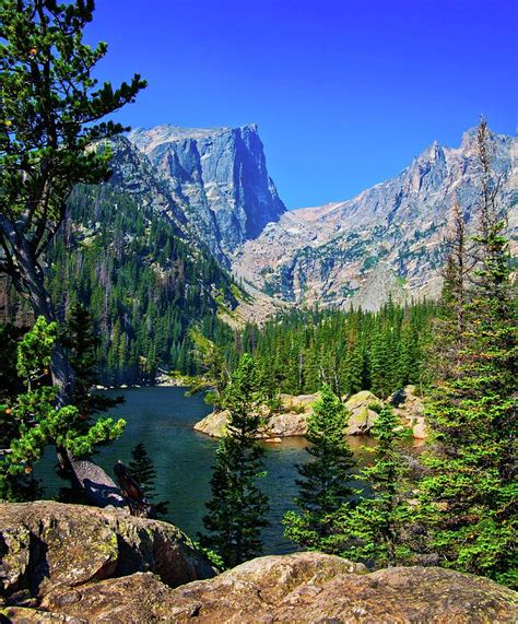 Dream Lake In Rocky Mountain National Park Photograph By Wayne Brouillard