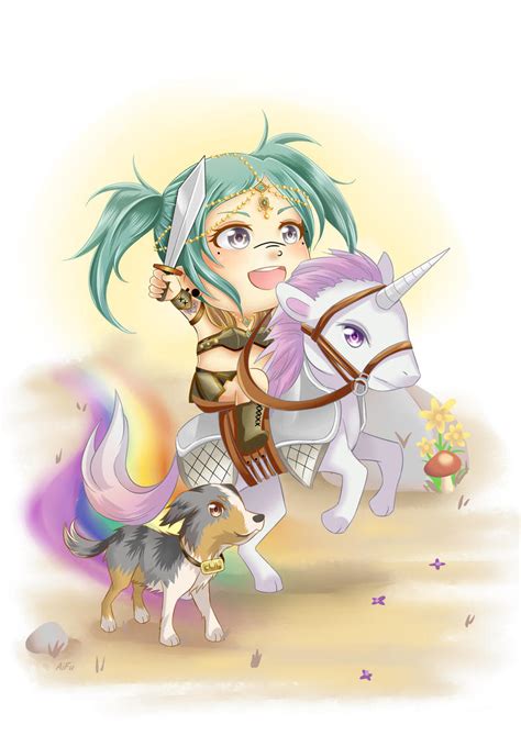 Comm Unicorn Warrior By Winteraifu On Deviantart