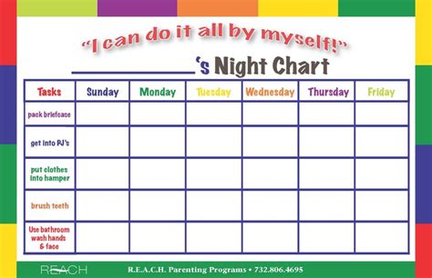 Charts Behavior Charts And Calendars Reward Chart 4 Educate With