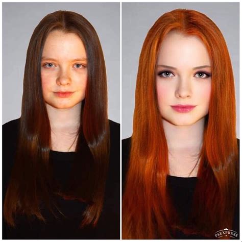 A Makeover And Hair Colour Change Hair Color Color Change Hair